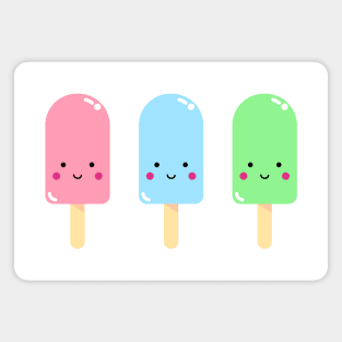 Kawaii Ice Pop Friends Magnet